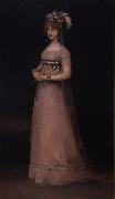 Francisco de Goya Ritratto della contessa di Chincon Spain oil painting artist